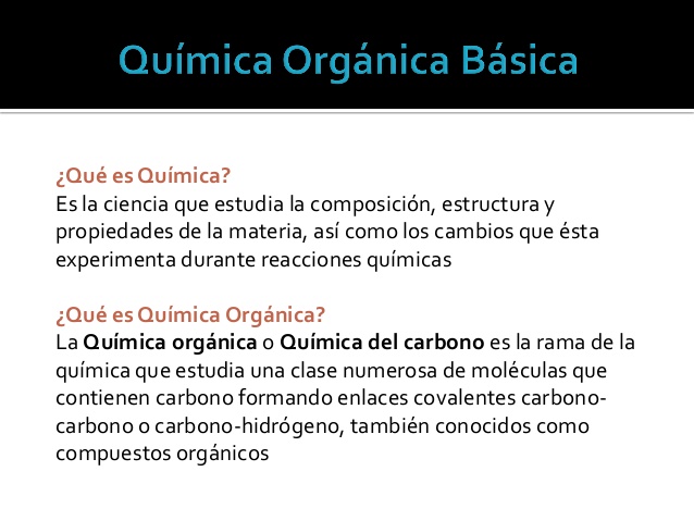 quimica organica basica